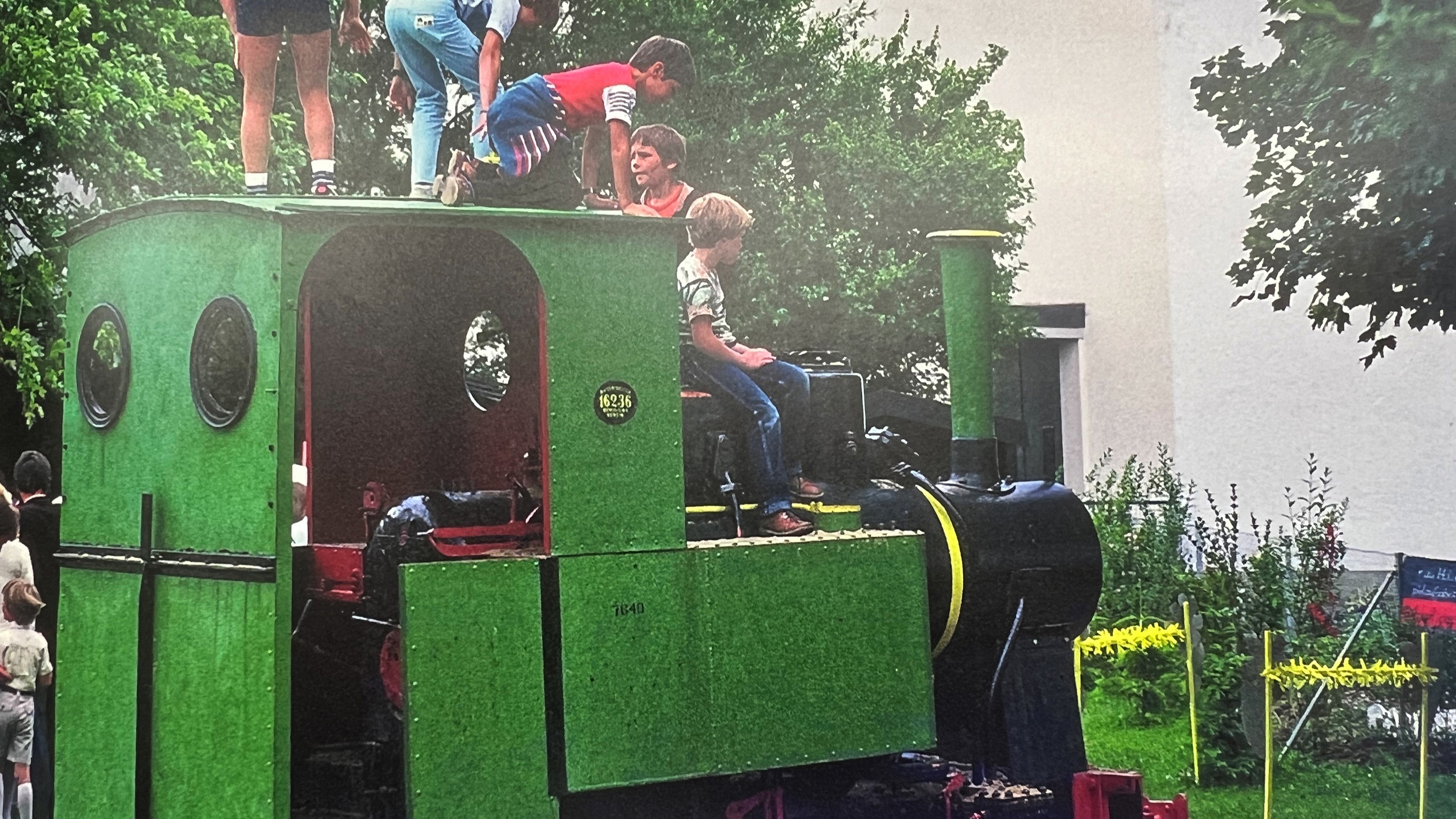 Die Feldbahn im Kindergarten in Kaufering