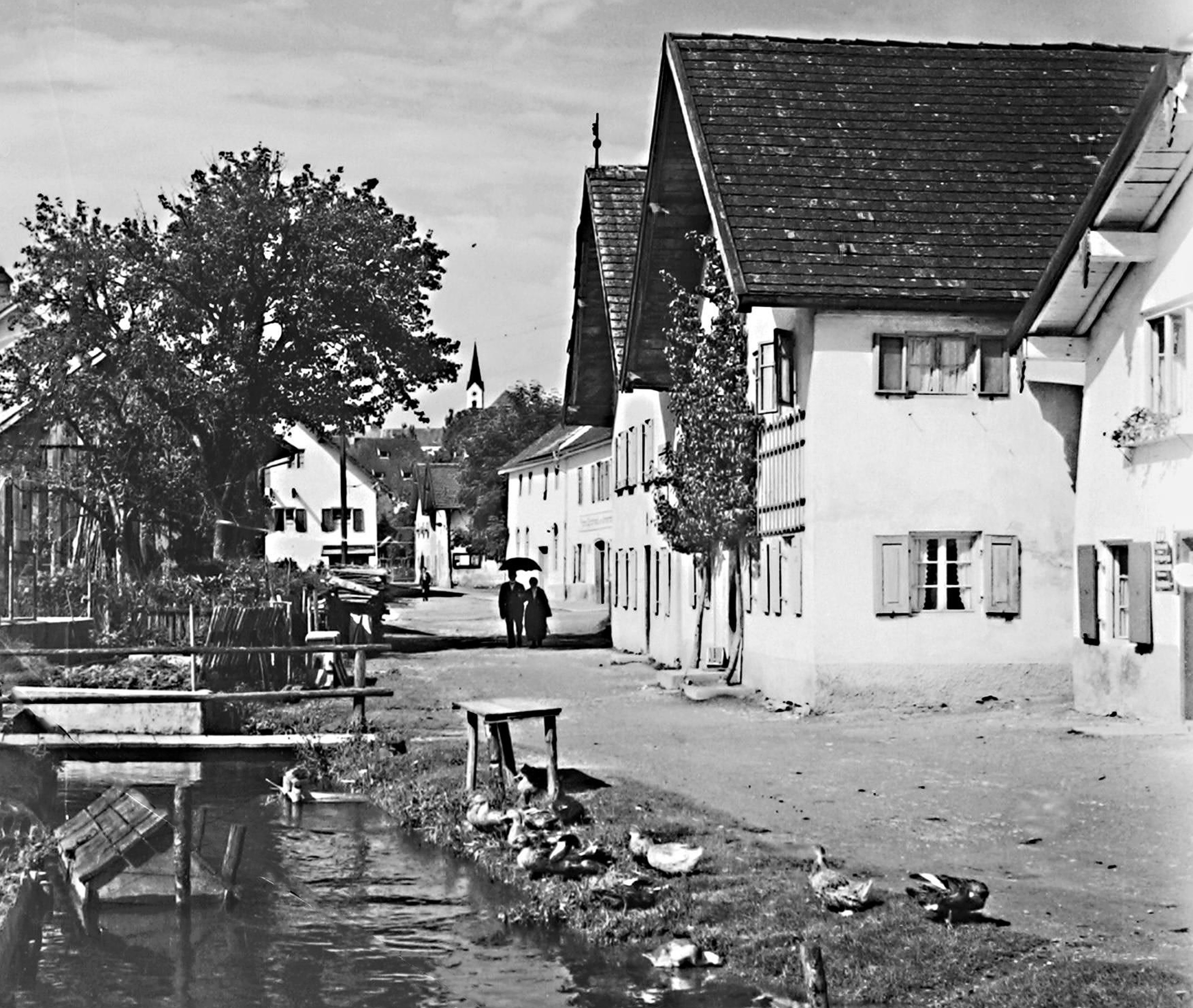 Mühlstraße um 1900