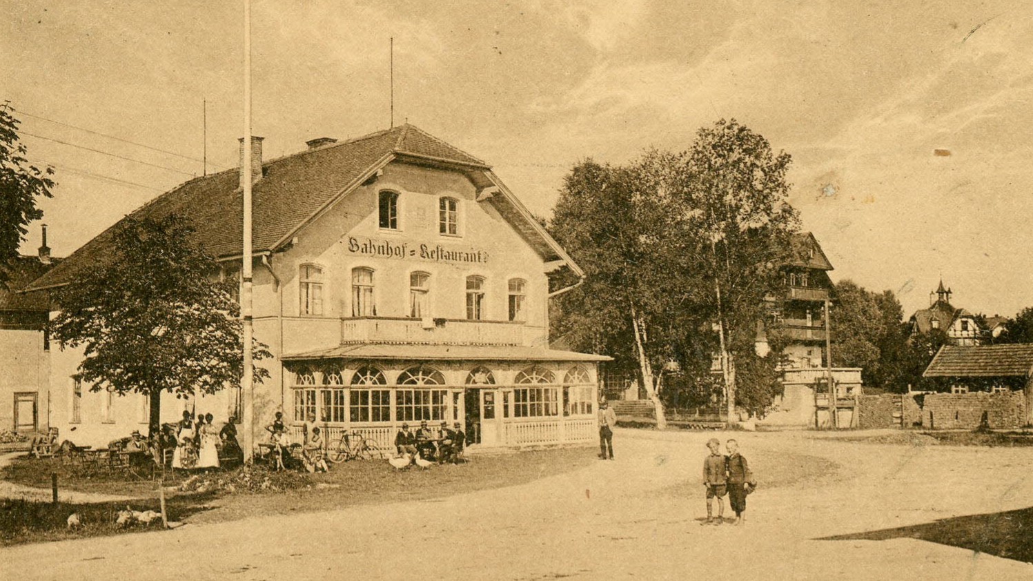 Die Bahnhofs-Restauration um 1910