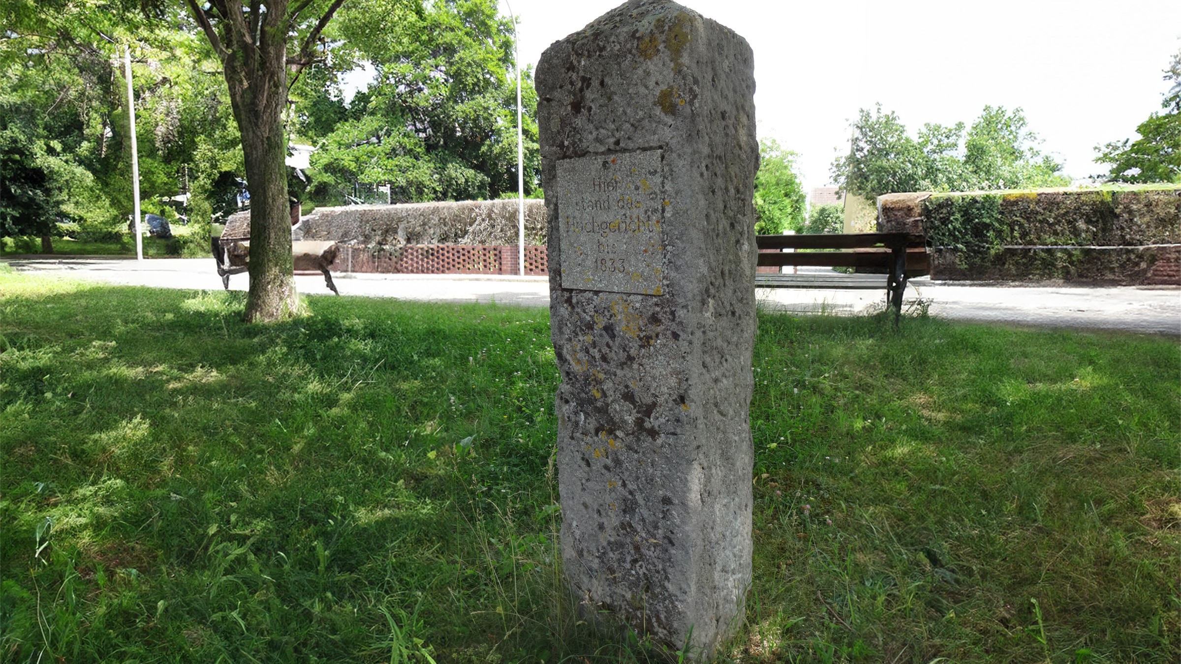 Galgenstein in Leutershausen Foto Karlheinz Seyerlein, 2018