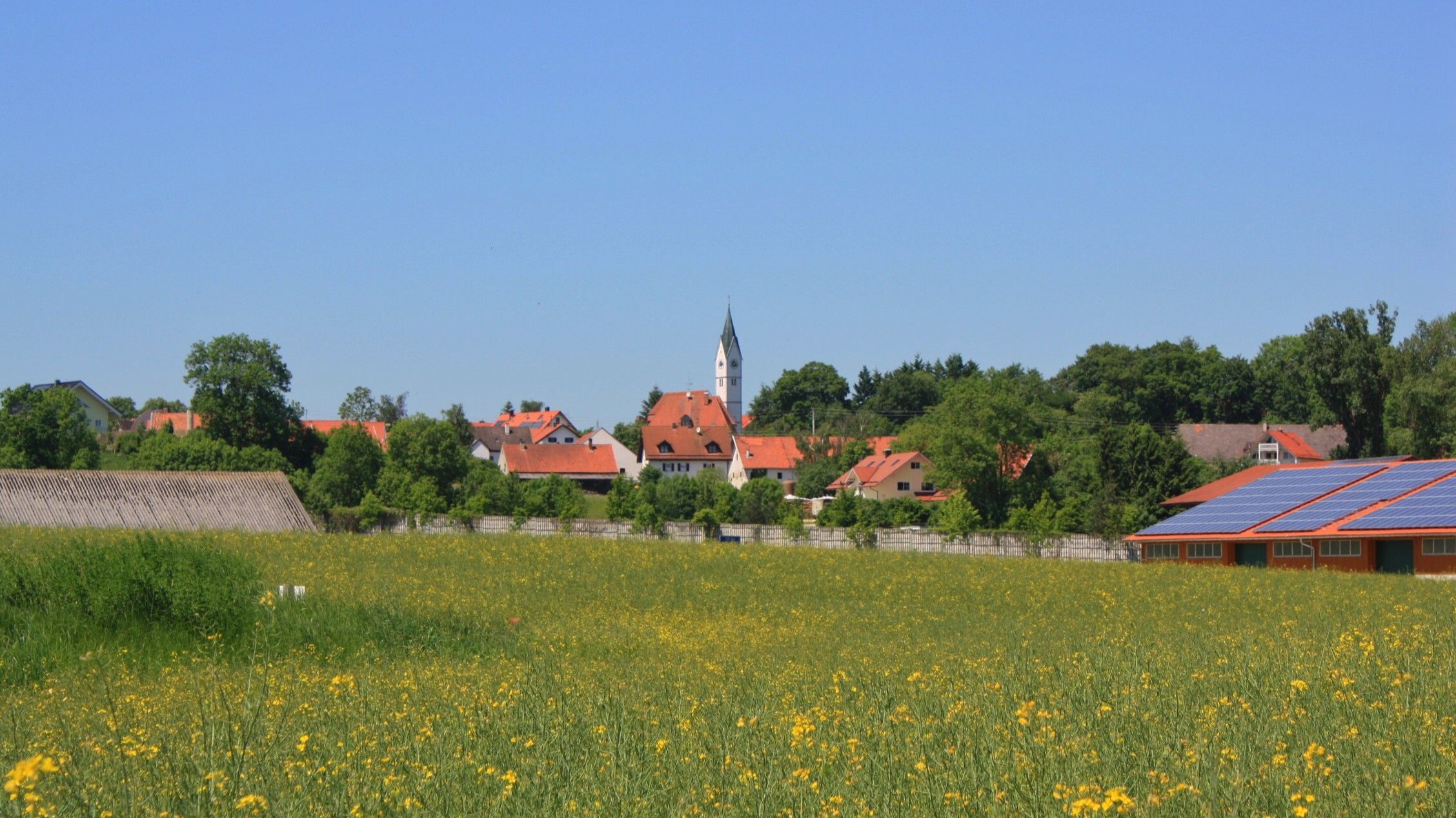 Südansicht auf Schöffelding 2009, Foto Katharina Heininger