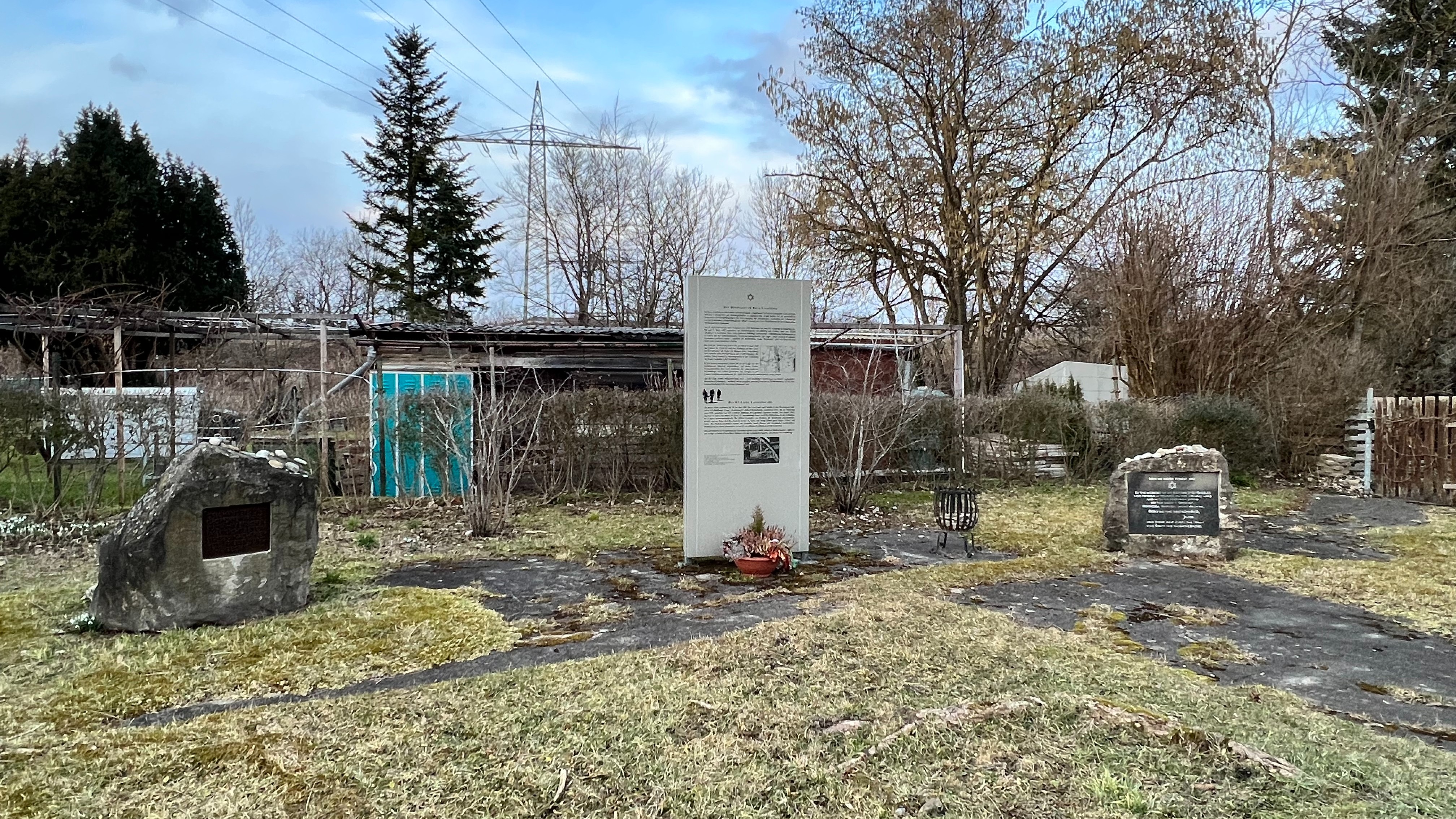 Denkmal in der Kleingartenanlage, Foto Wolfgang Hauck, 2023