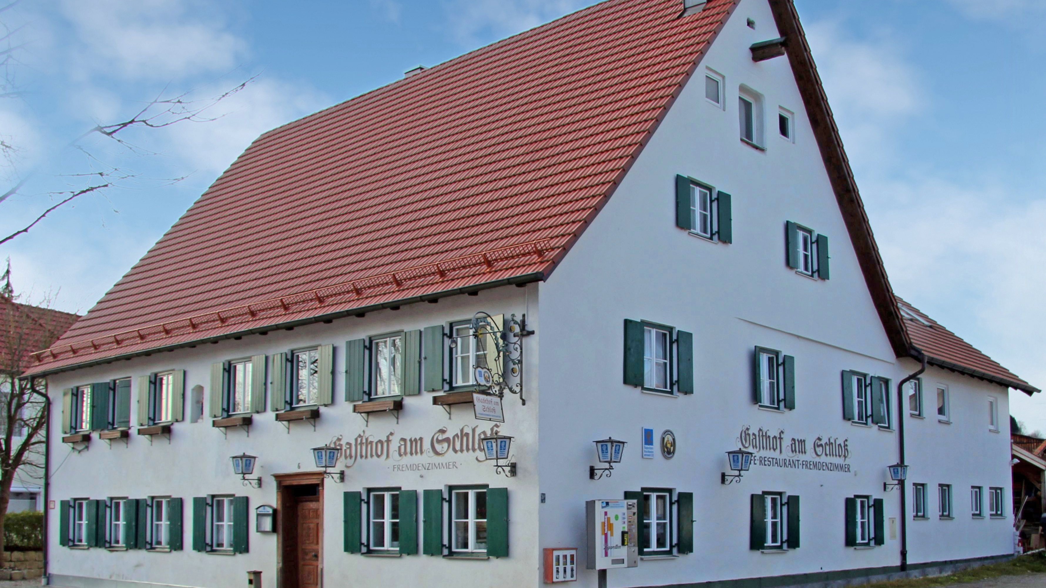 Der „Gasthof am Schloß“ im Jahr 2014, Foto Katharina Heininger