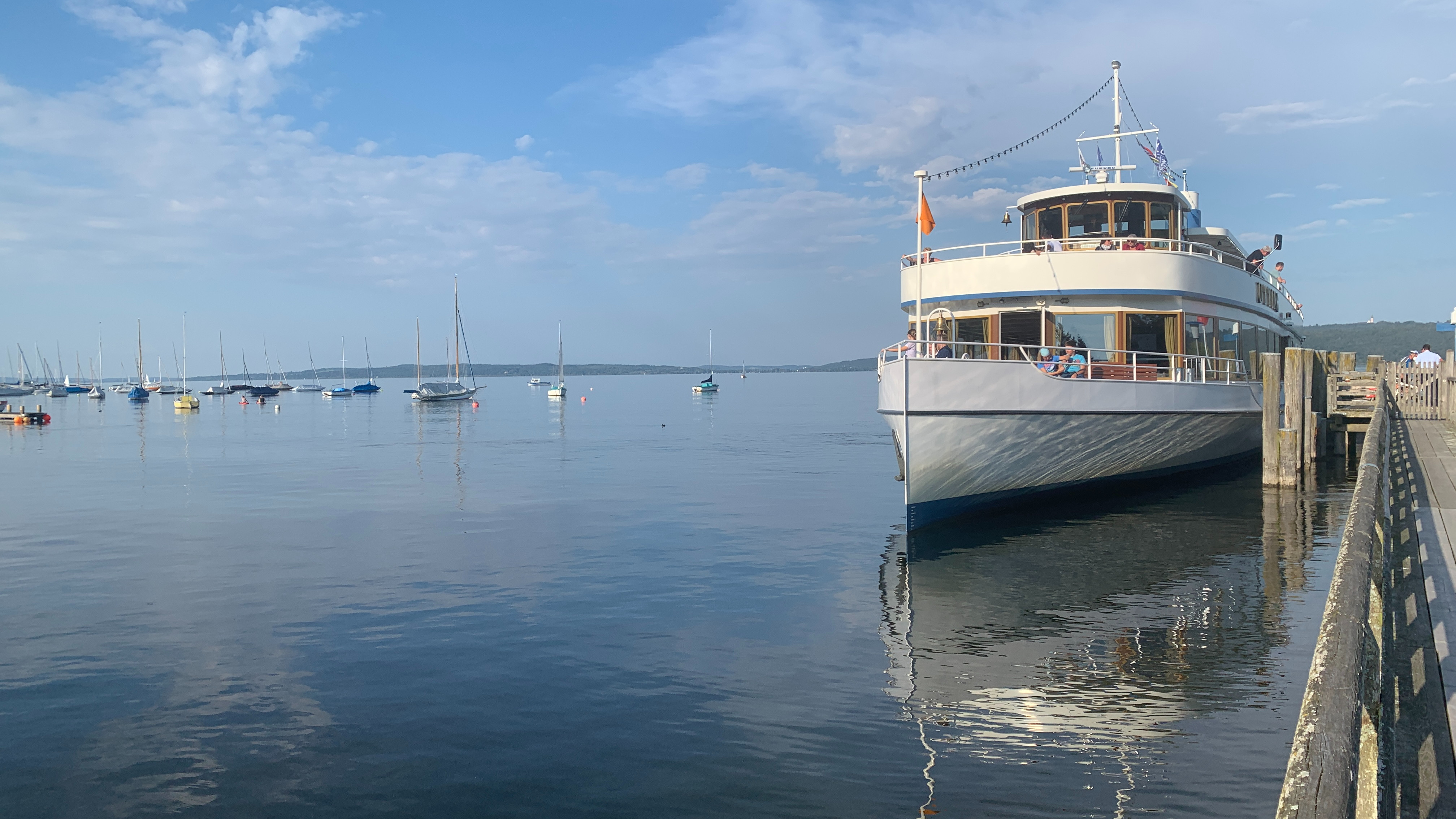 Der Dampfersteg in Dießen am Ammersee