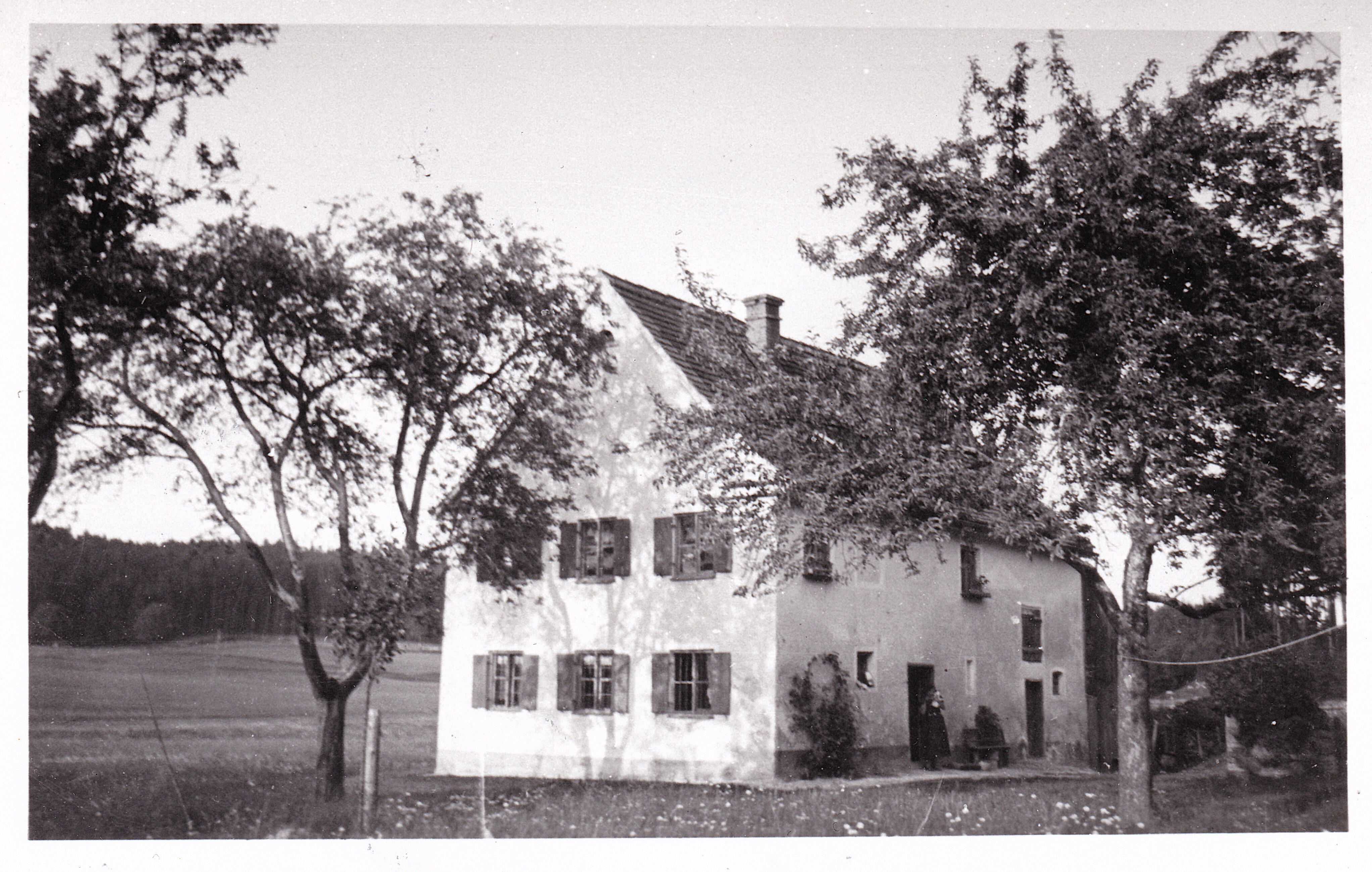 Ehemaliges Mühlensgebäude in den 1930er-Jahren, Foto privat.
