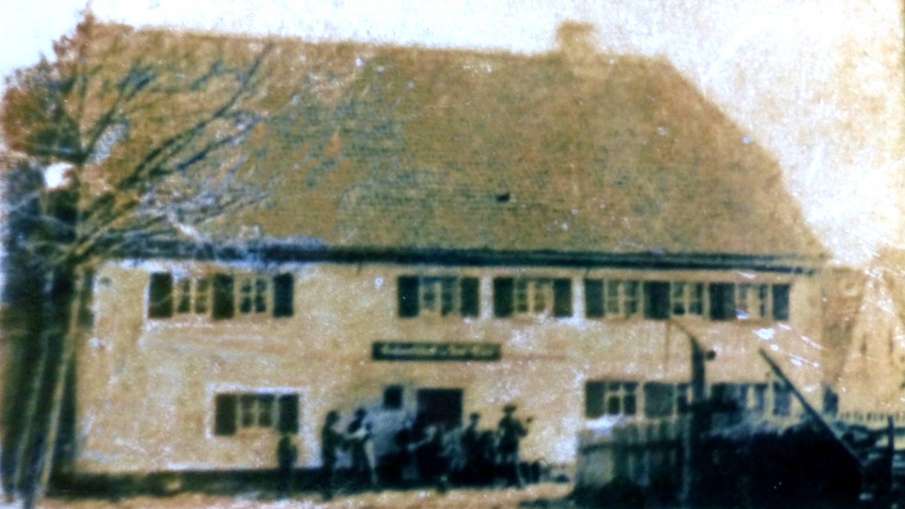 Das Gasthaus der Familie Eder (heute Wagemann). Aufnahme zwischen 1882 und 1912