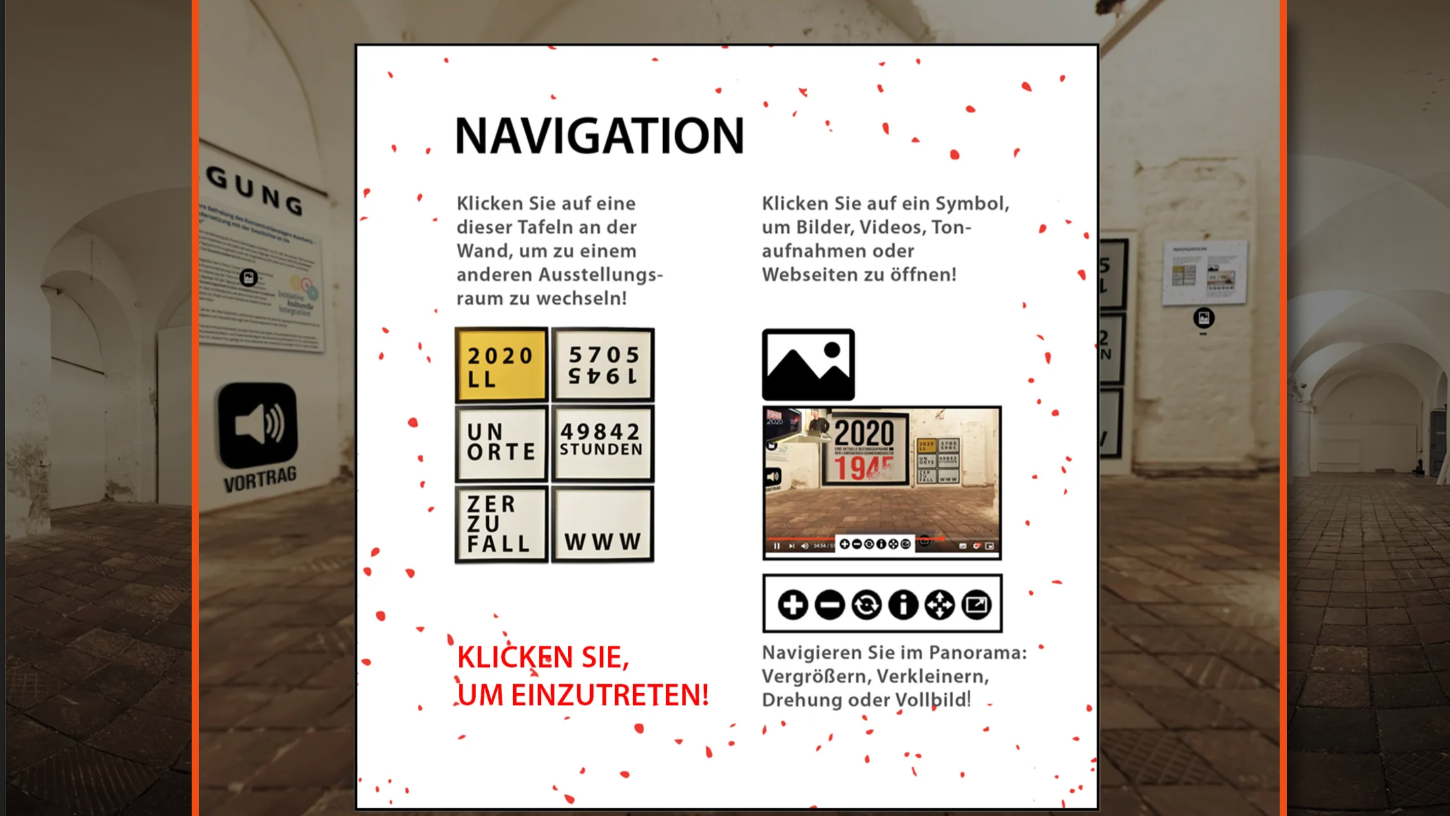 Virtueller Ausstellunsgraum