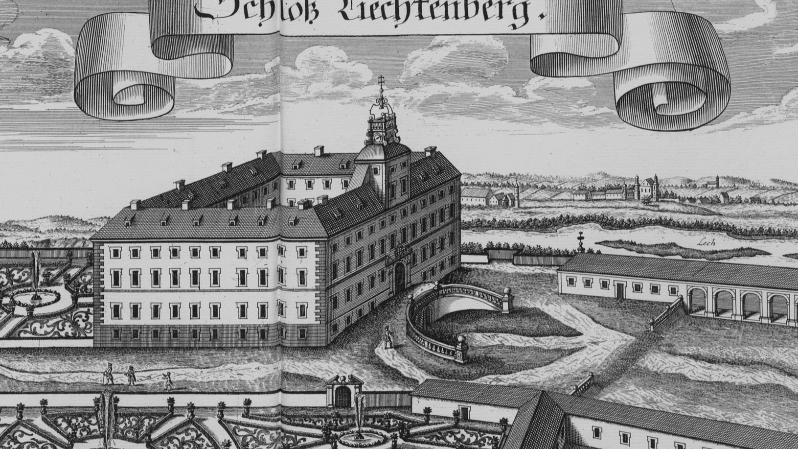 Ausschnitt aus dem Kupferstich von Wenning 1702