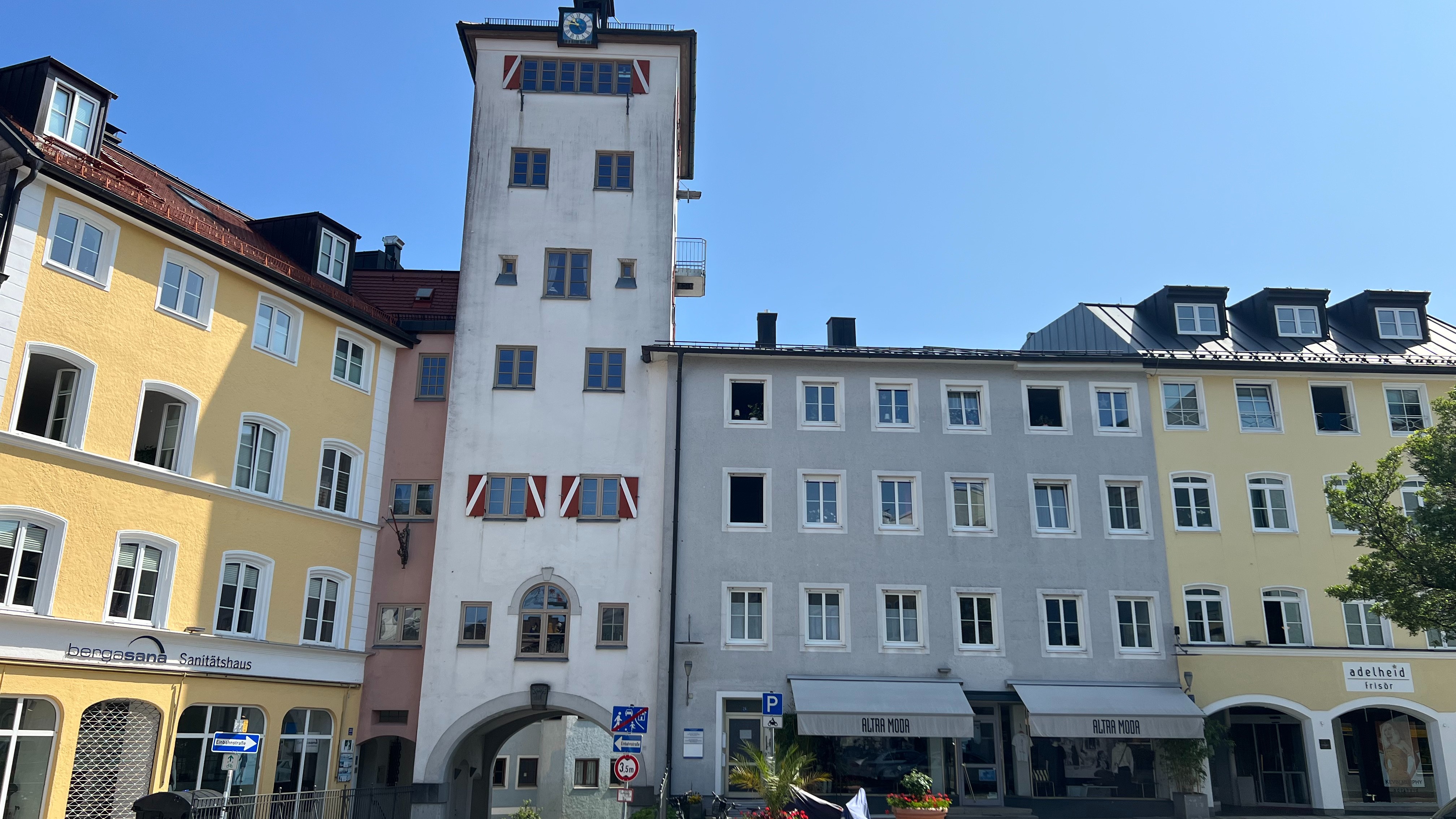 Der Jackelturm in Traunstein, Foto Wolfgang Hauck, 2023