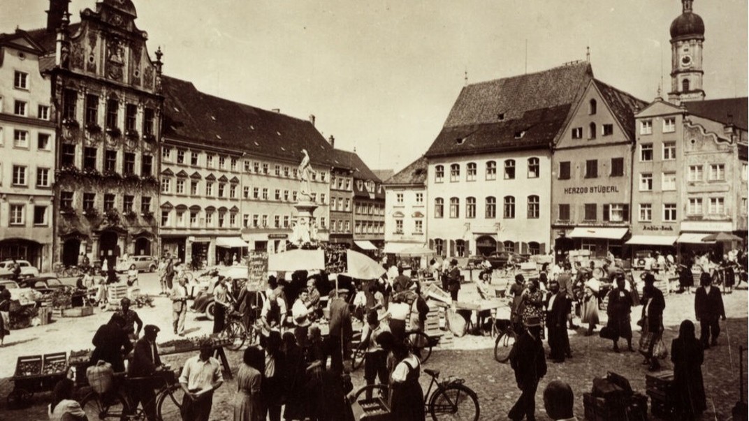 Der Hauptplatz in Landsberg am Lech