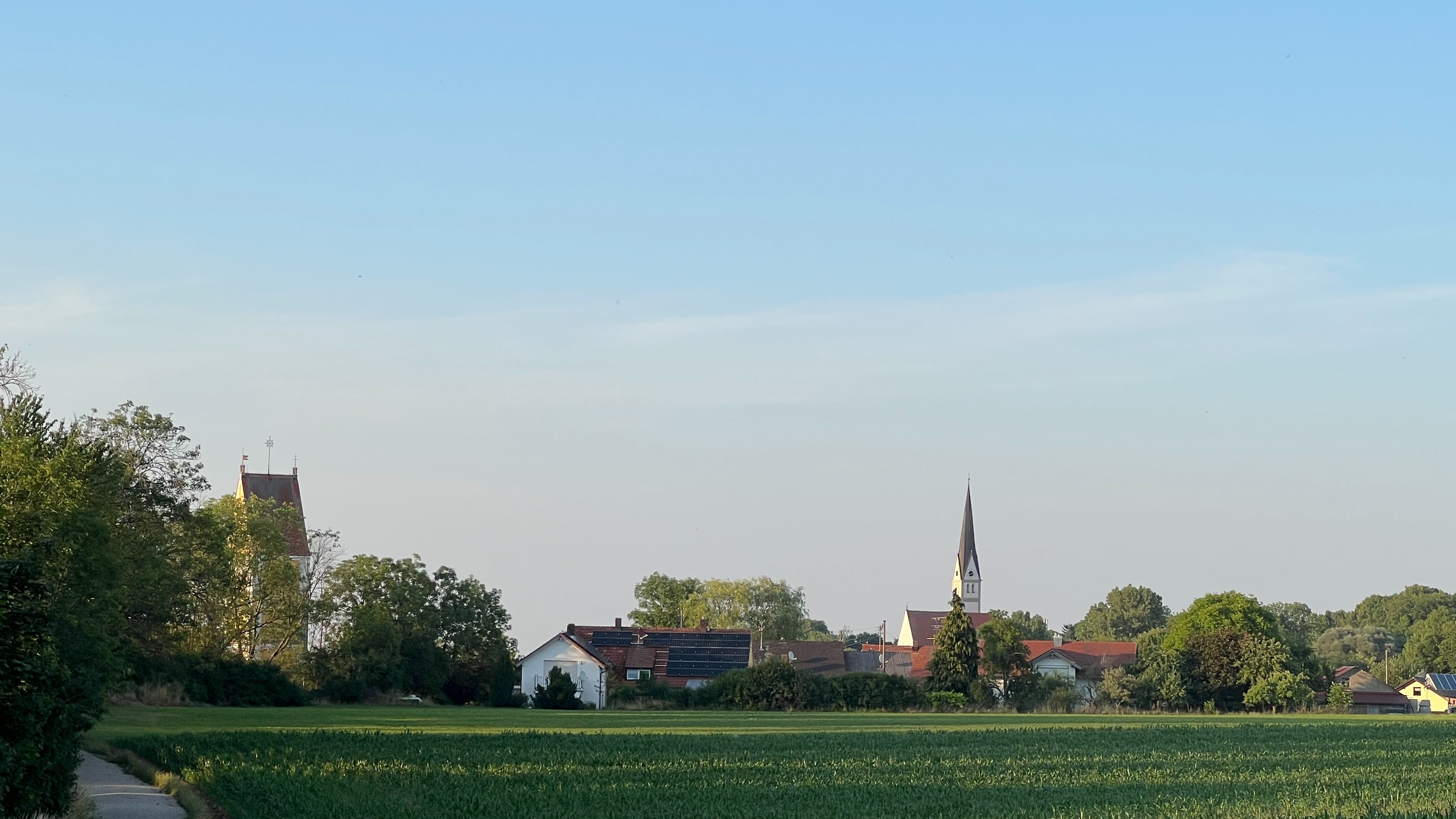 Südansicht von Scheuring, Foto Wolfgang Hauck, 2023